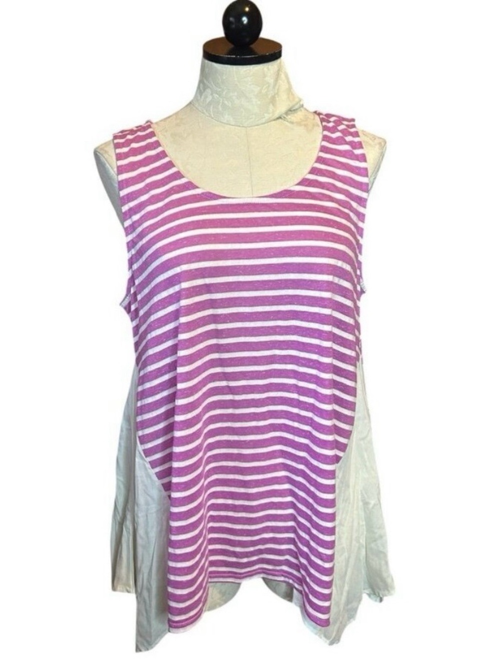 NWT Umgee Purple striped Tunic